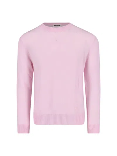 Jil Sander Virgin Wool Sweater In Pink