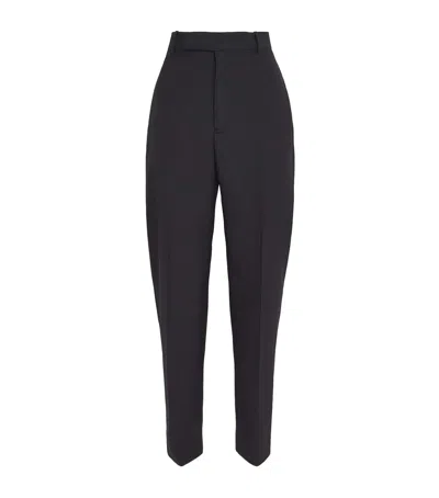Jil Sander Virgin Wool Tailored Trousers In Black
