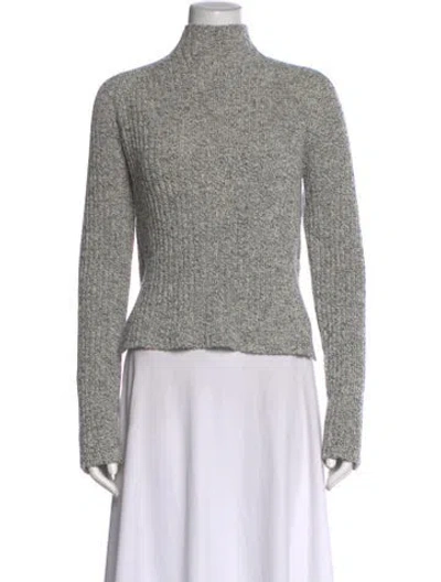 Pre-owned Jil Sander Virgin Wool Turtleneck Sweater In Gray