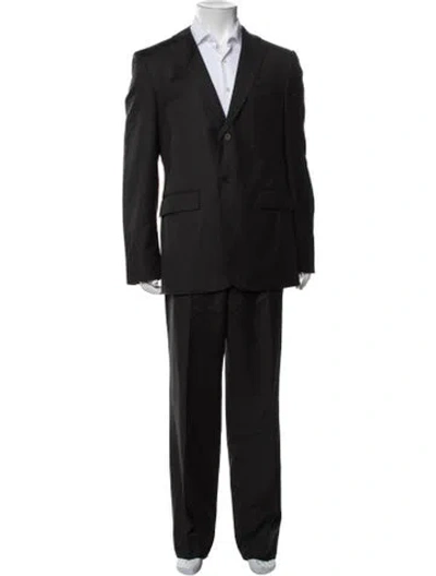 Pre-owned Jil Sander Virgin Wool Two-piece Suit In Black