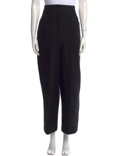 Pre-owned Jil Sander Virgin Wool Wide Leg Pants In Blue