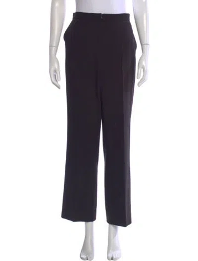 Pre-owned Jil Sander Virgin Wool Wide Leg Pants In Blue
