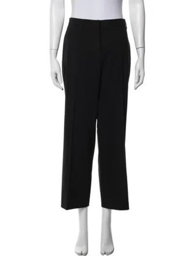 Pre-owned Jil Sander Virgin Wool Wide Leg Pants In Blue