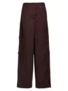 Jil Sander Satin-twill Straight-leg Pants In Purple