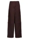 Jil Sander Satin-twill Straight-leg Pants In Purple
