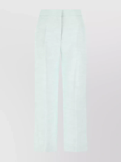 Jil Sander Viscose Blend Wide-leg Trousers In Grey