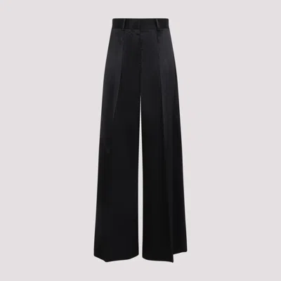 Jil Sander Viscose Pants In Black