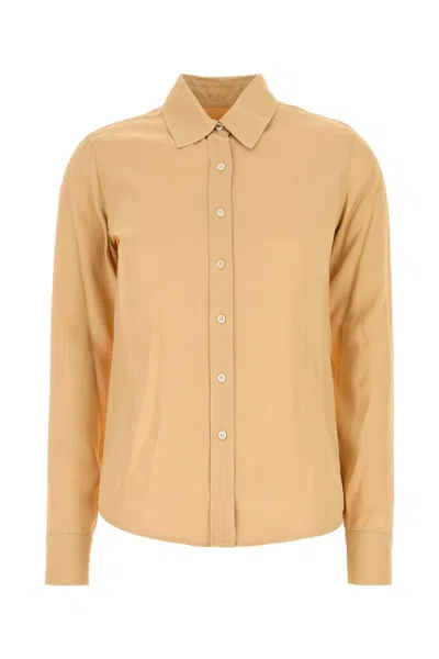Jil Sander Viscose Shirt In Orange