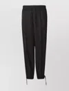 Jil Sander Viscose Trousers With Elastic Cuffs And Waistband