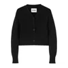 Jil Sander Buttoned Long-sleeve Cardigan In Black