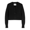 Jil Sander Buttoned Long-sleeve Cardigan In Black