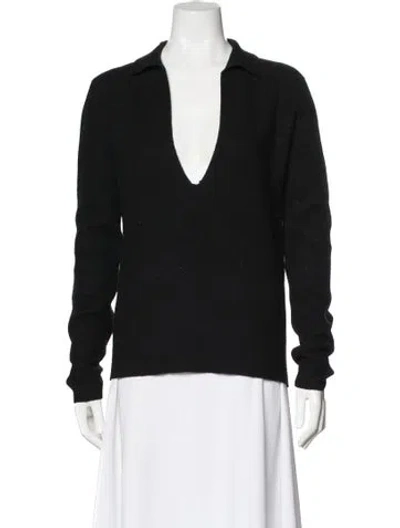 Pre-owned Jil Sander V-neck Sweater In Gray