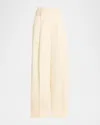 Jil Sander Voluminous Pleated Wide-leg Pants In Neutral
