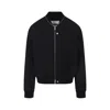 Jil Sander Zip-up Bomber Jacket In Black