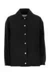 Jil Sander Women Black Cotton Windbreaker