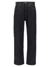 Jil Sander Blue Jeans With Belt Loops And Logo Patch On The Rear In Denim Man In Blue