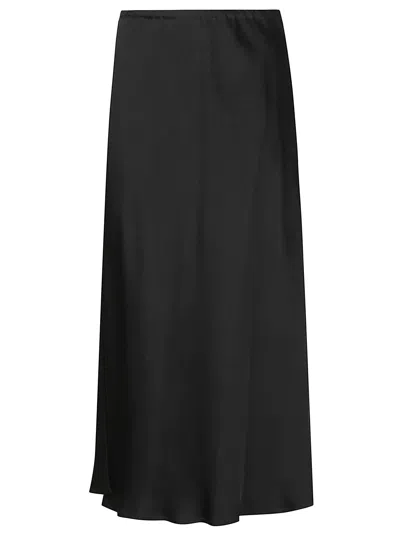 Jil Sander W Skirt 03 Midi Skirt In Black