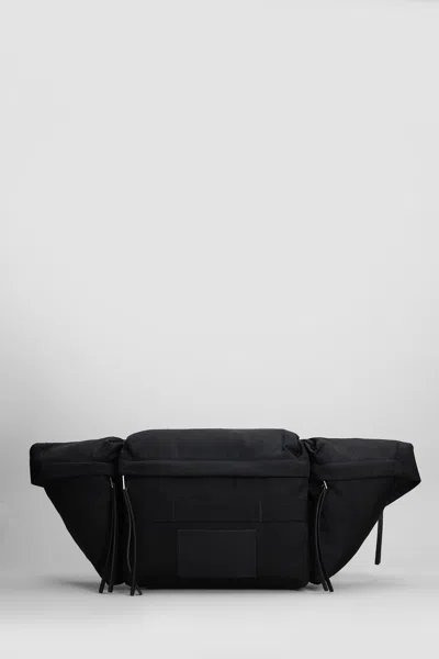 Jil Sander Waist Bag In Black Polyamide