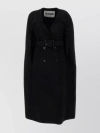 JIL SANDER WAIST BELTED DOUBLE-BREASTED TRENCH COAT