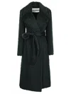 JIL SANDER JIL SANDER WAIST BELTED LONG COAT