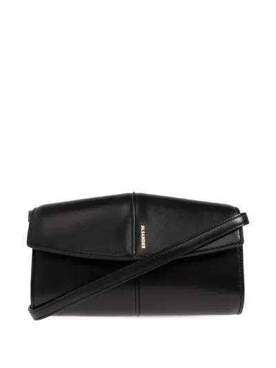 Jil Sander Wallet Con Strap In Black