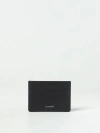 Jil Sander Logo-debossed Leather Wallet In Black
