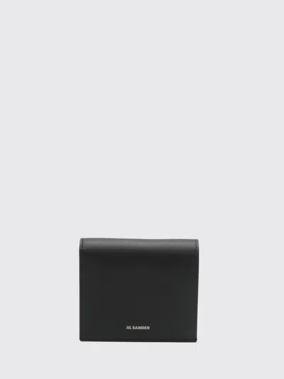 Jil Sander Logo-print Wallet In Schwarz