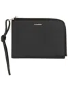 Jil Sander Wallet With Logo In Black