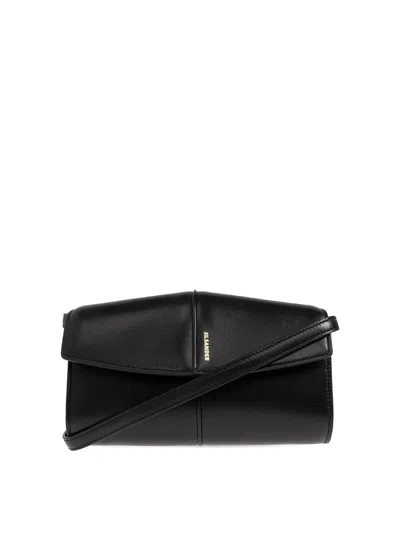 Jil Sander Wallet With Strap In Black