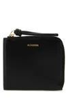 Jil Sander Embossed-logo Detail Wallet In Black