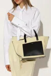 Jil Sander Small Wander Canvas Tote Bag In Yellow