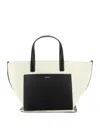 Jil Sander Wander Square Tote Bag In Black