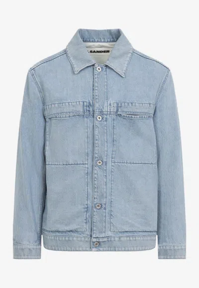 JIL SANDER WASHED DENIM JACKET