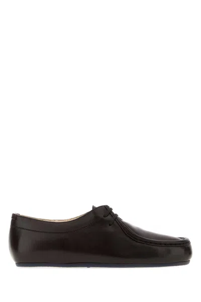 Jil Sander Water Buffalo Leather Loafer In Brown