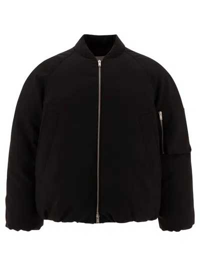 JIL SANDER WATER-REPELLENT BOMBER JACKET JACKETS