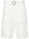 Jil Sander Water-repellent Shorts In Neutrals