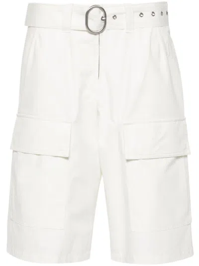 Jil Sander Water-repellent Shorts In Neutrals