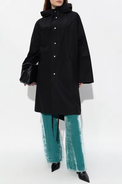 JIL SANDER JIL SANDER WATERPROOF PARKA WITH LOGO