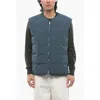 Jil Sander Waterproof Sleeveless Down Jacket With Front Zip