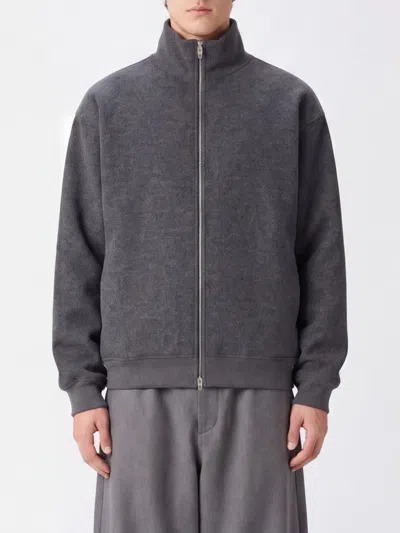 Jil Sander Water-repellent Wool Knit Bomber Jacket With Two-way Zip In Multi