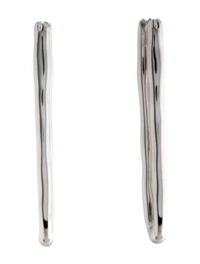 Pre-owned Jil Sander Wavy Drop Earrings In Multi