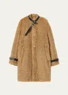 Jil Sander Single Breasted Trench Coat With Leather Belt At Collar And Cuff In Gold Earth