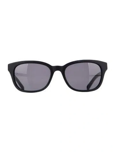Pre-owned Jil Sander Wayfarer Tinted Sunglasses In Black