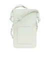 Jil Sander Woman Ivory Leather Tangle Shoulder Bag In White