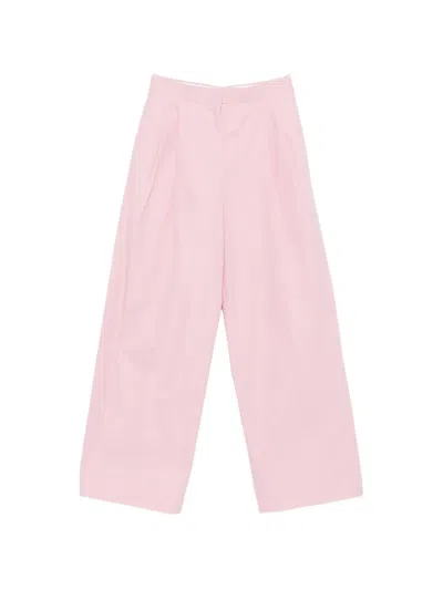 Jil Sander Welt-pockets Trousers In Pink
