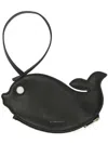 Jil Sander Whale-motif Purse In Black
