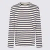 Jil Sander Bluejay Cotton Long Sleeved Top In White