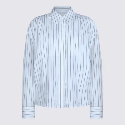 Jil Sander White And Blue Cotton Shirts