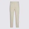Jil Sander Trousers Back Side Pockets Loops In White