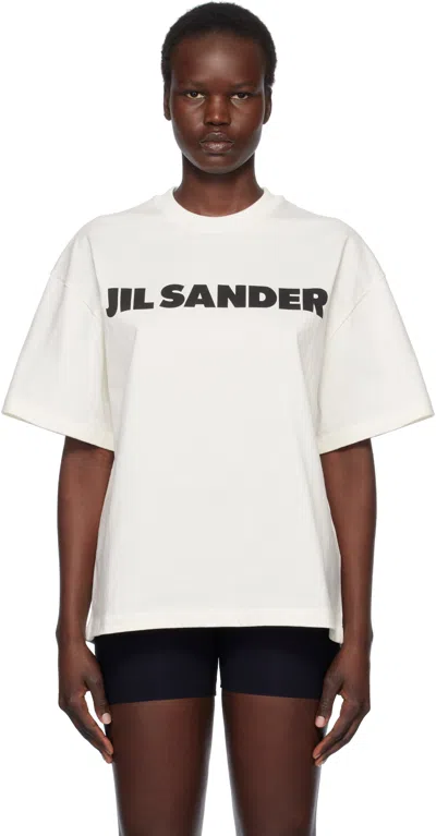 JIL SANDER WHITE BOXY T-SHIRT